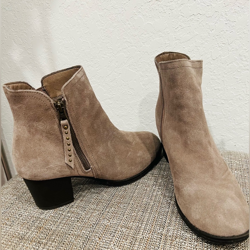 Suede Booties - Picture 3 of 9
